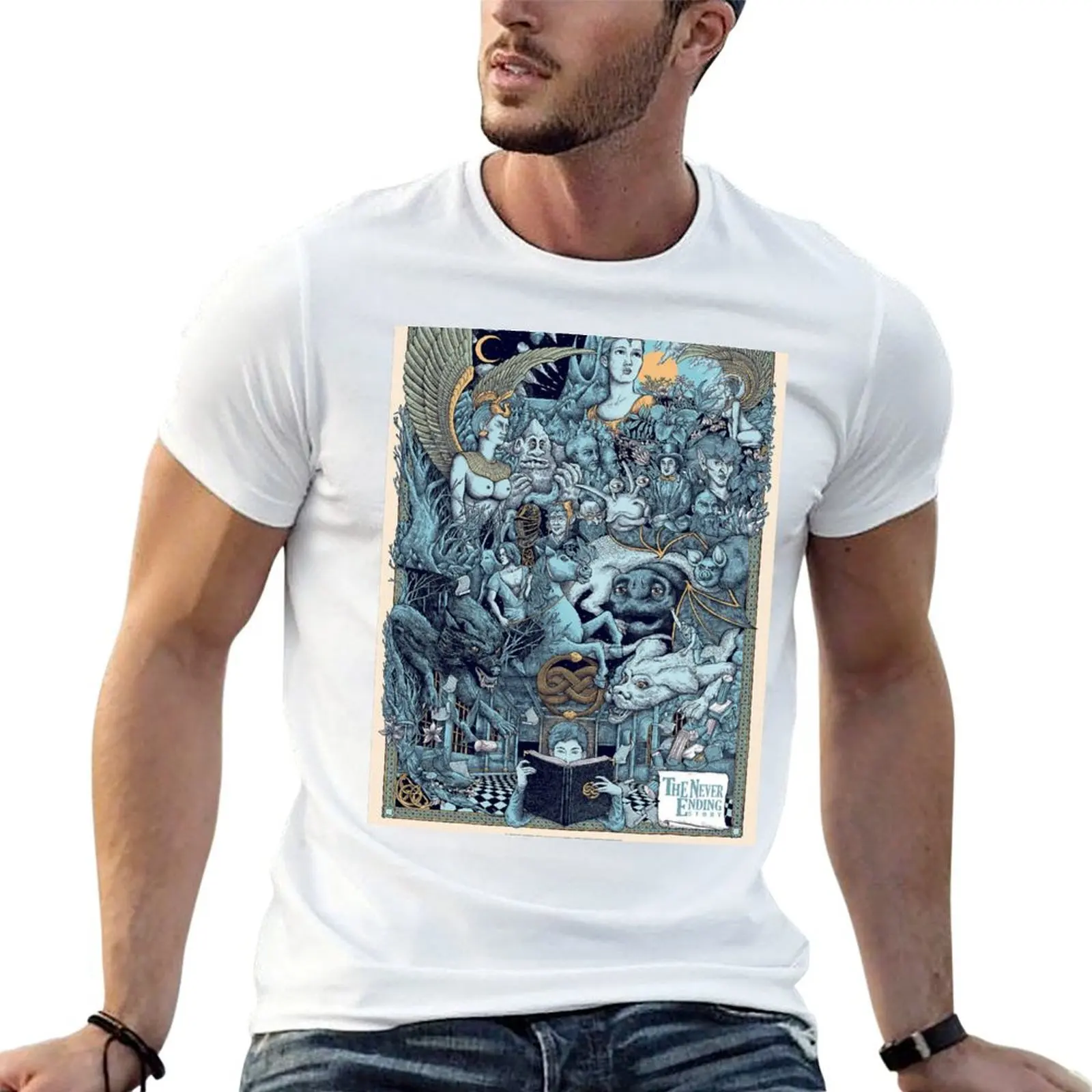 The Never Ending Story Poster Goodies - The Never Ending Story T-Shirt t shirt man cotton cotton t shirts man 100% T-Shirt
The Never Ending Story Poster Goodies - The Never Ending Story T-Shirt t shirt man cotton cotton t shirts man 100% T-Shirt