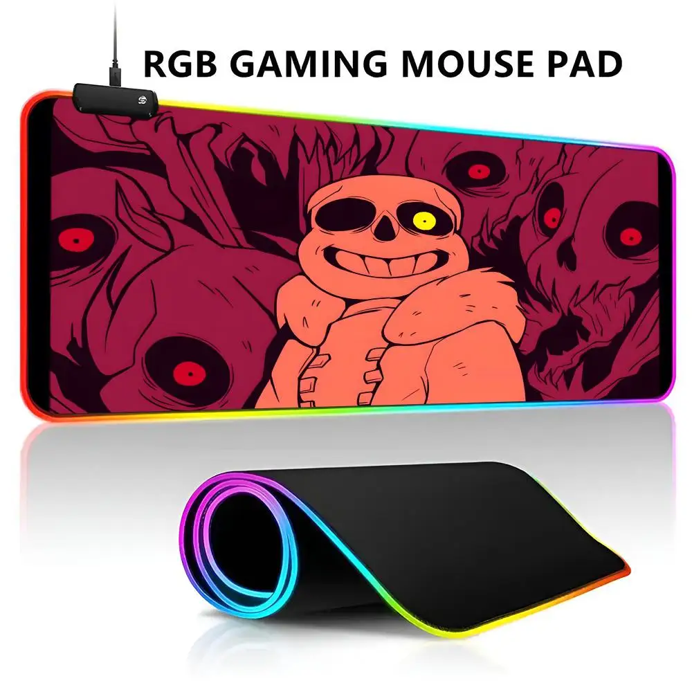 Undertale Game Mouse Pad RGB LED Light Gaming Waterproof Large Gamer Mouse Carpet Big Mause Keyboard Pad PC Desk Play Mat with B
Undertale Game Mouse Pad RGB LED Light Gaming Waterproof Large Gamer Mouse Carpet Big Mause Keyboard Pad PC Desk Play Mat with B