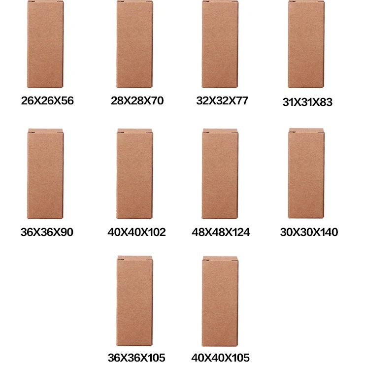 100pcs/lot 5ml/15ml/20ml/30ml/50ml/80ml/100ml Brown/white/black Kraft Paper gift Box Lipstick Perfume bottle tube Packing boxes
100pcs/lot 5ml/15ml/20ml/30ml/50ml/80ml/100ml Brown/white/black Kraft Paper gift Box Lipstick Perfume bottle tube Packing boxes