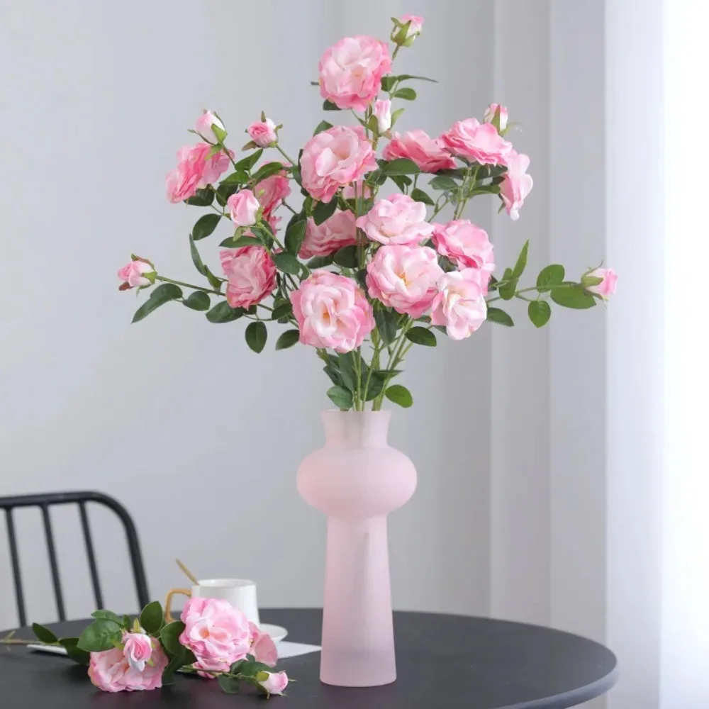 5-Piece Artificial 6-Head Iceberg Rose for Decoration, a Valentine's Day Gift for Girls, Suitable for All Seasons.
5-Piece Artificial 6-Head Iceberg Rose for Decoration, a Valentine's Day Gift for Girls, Suitable for All Seasons.