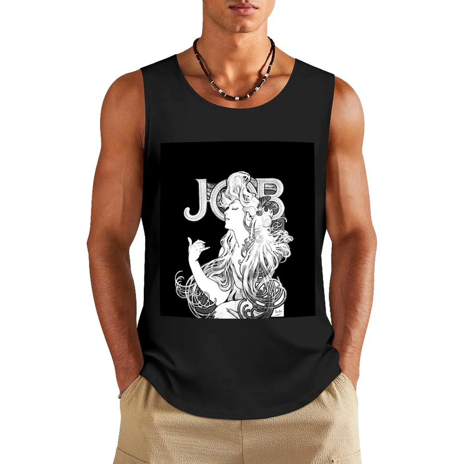 Alphonse Mucha JOB ISOGS Tank Top Men's summer vest sports clothes for men t-shirts for Men's gym Male vest
Alphonse Mucha JOB ISOGS Tank Top Men's summer vest sports clothes for men t-shirts for Men's gym Male vest