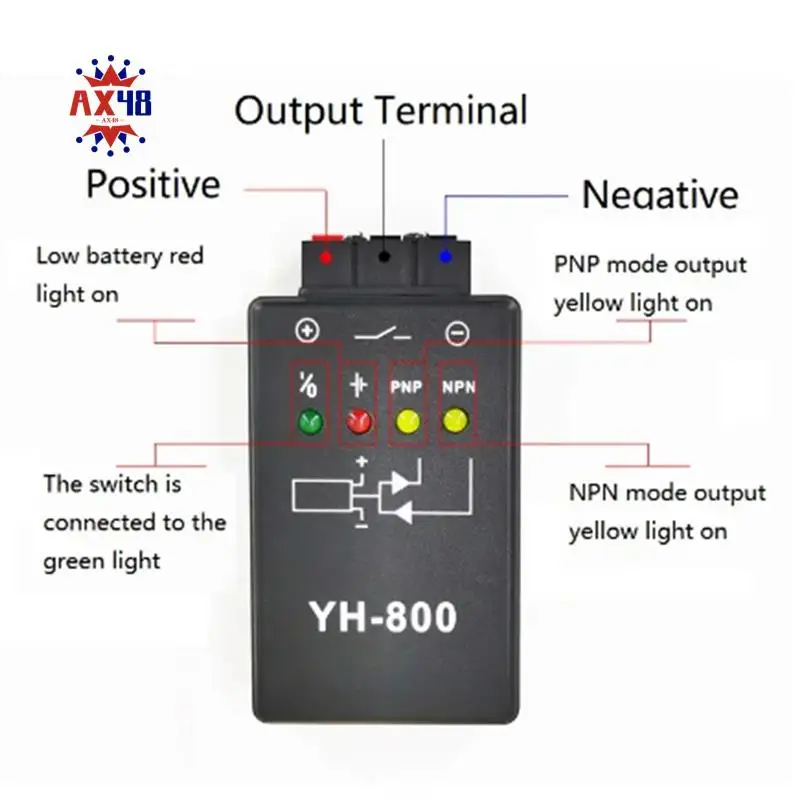 AX48-New YH-800 Photoelectric Switch Tester Proximity Switch Magnetic Switch Tester Sensor Tester 
AX48-New YH-800 Photoelectric Switch Tester Proximity Switch Magnetic Switch Tester Sensor Tester