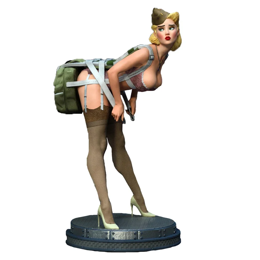 1/18 Sexy Female Soldier 1:24 Miniature Resin Plastic Model Kit Unpainted Resin Model Kit A163
1/18 Sexy Female Soldier 1:24 Miniature Resin Plastic Model Kit Unpainted Resin Model Kit A163