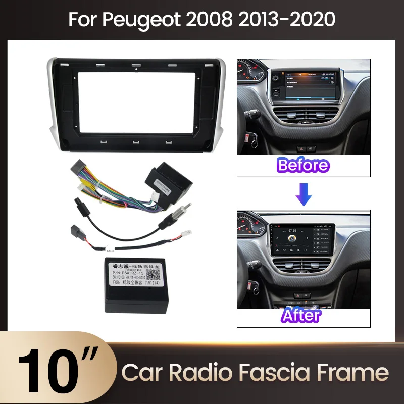 MEKEDE 10inch Panel Kit For Car Radio Bezel Frame for Peugeot 2008 2013-2020 Car Multimedia Radio Panel Frame Cable CANBUS BOX
MEKEDE 10inch Panel Kit For Car Radio Bezel Frame for Peugeot 2008 2013-2020 Car Multimedia Radio Panel Frame Cable CANBUS BOX