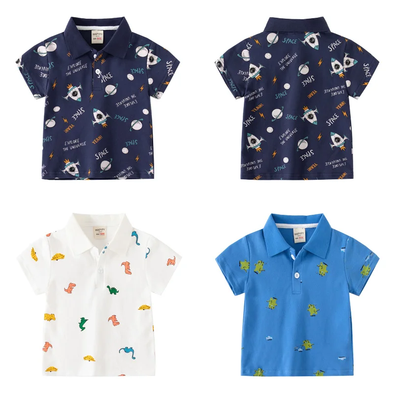 Rocket Boys Polo Shirts Toddler Baby Summer Tees Tops Cotton Ventilated Fabric Kids Shirts Children Clothes
Rocket Boys Polo Shirts Toddler Baby Summer Tees Tops Cotton Ventilated Fabric Kids Shirts Children Clothes