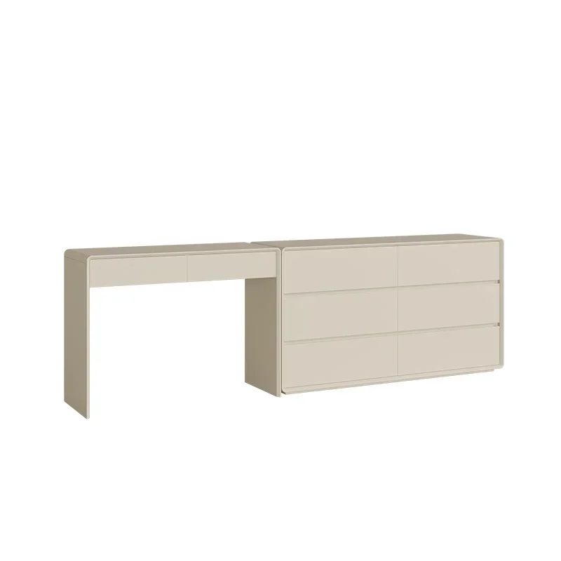 Solid wood dresser chest integrated combination cream style modern simple small apartment storage makeup table
Solid wood dresser chest integrated combination cream style modern simple small apartment storage makeup table