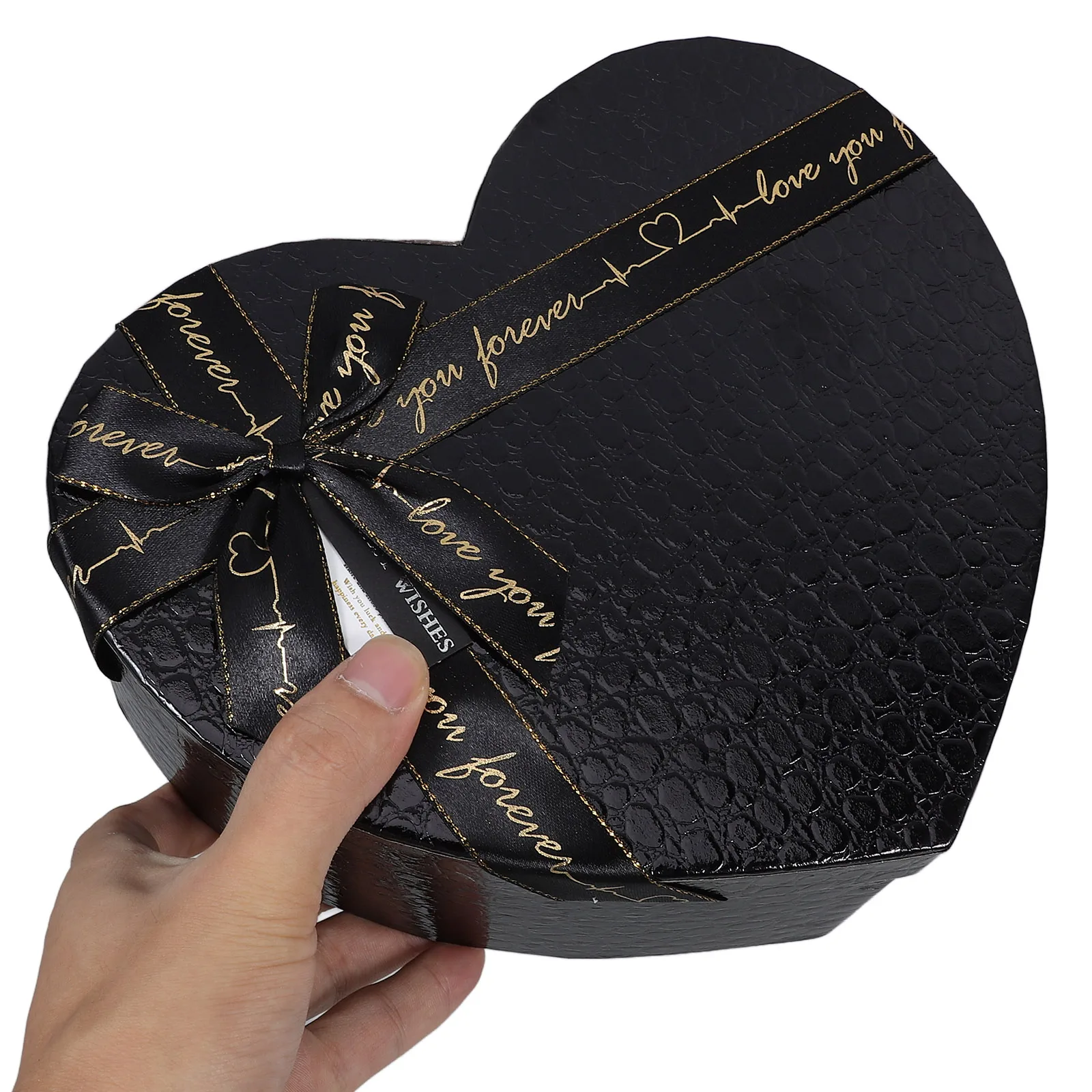 Chocolate Sweets Packaging Boxes Valentine'S Day Wedding Party Decoration Black Bow Heart Shaped Gift Box Flower Arrangement Box
Chocolate Sweets Packaging Boxes Valentine'S Day Wedding Party Decoration Black Bow Heart Shaped Gift Box Flower Arrangement Box