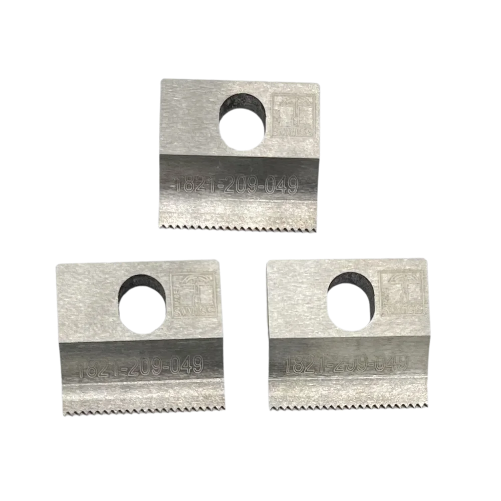 Compatible SIGNODE 1821.209.049 Shear Blade Cutter Replacement Part for BXT4 BXT4-13 Battery Operated Plastic Strapping Machine
Compatible SIGNODE 1821.209.049 Shear Blade Cutter Replacement Part for BXT4 BXT4-13 Battery Operated Plastic Strapping Machine