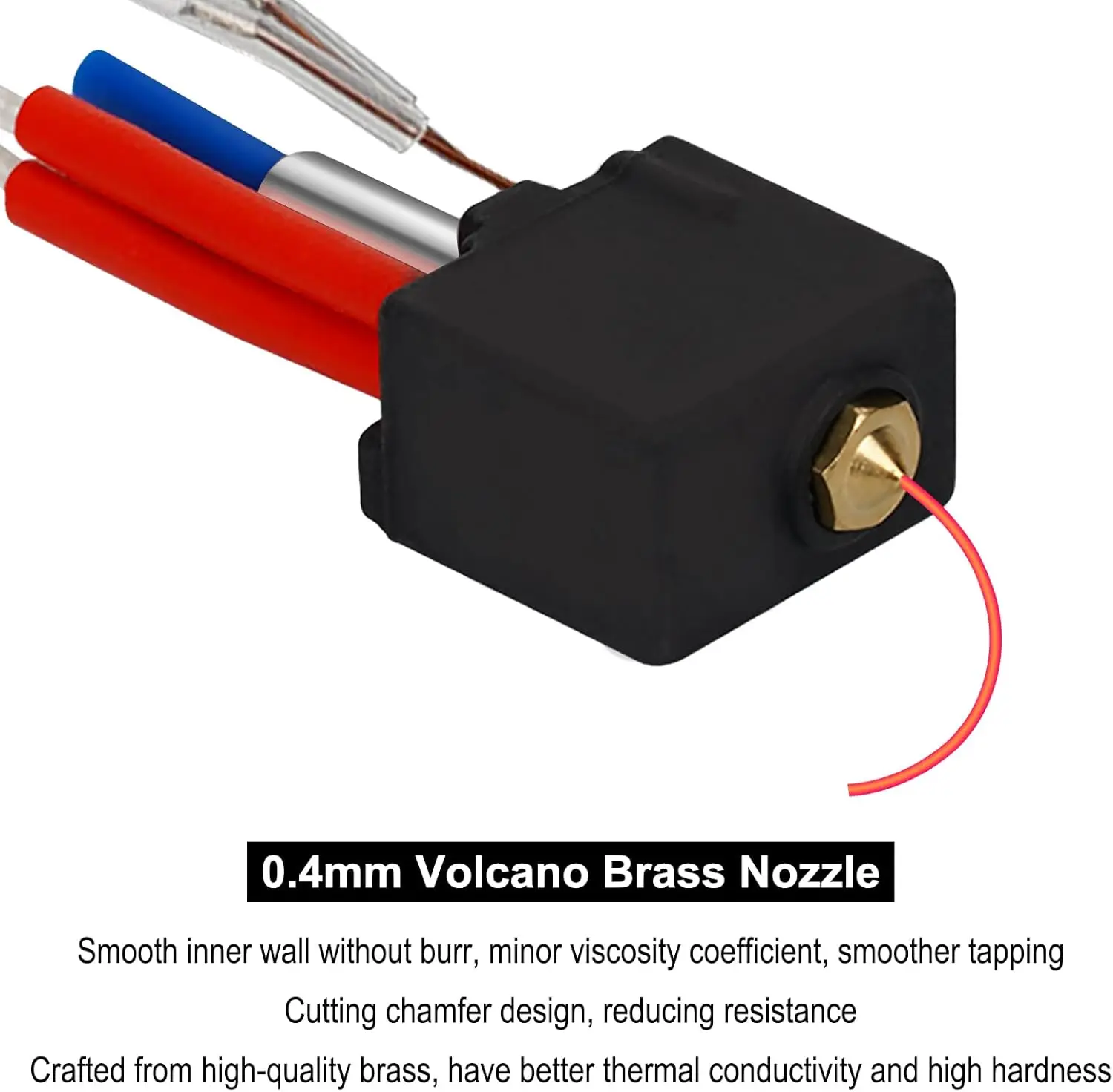 Hotend Hot End Print Head Extruder Kit For Anycubic Kobra 2 Plus/2 Max/2 Neo/2 Pro 3D Printer Head Brass Volcano Nozzle
Hotend Hot End Print Head Extruder Kit For Anycubic Kobra 2 Plus/2 Max/2 Neo/2 Pro 3D Printer Head Brass Volcano Nozzle