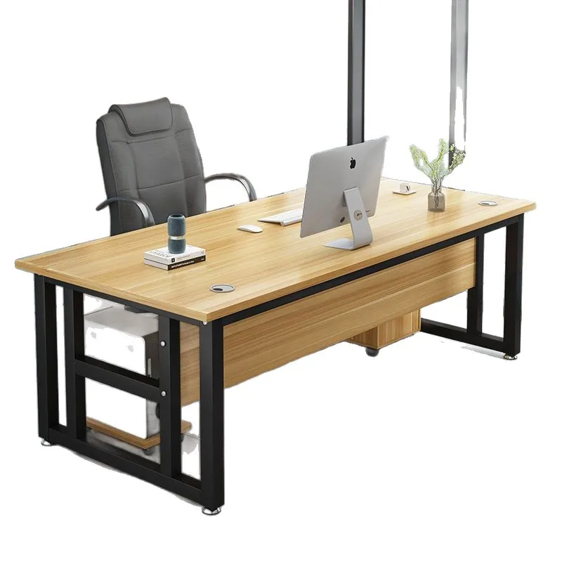 Desk staff table and chair combination household desk single table
Desk staff table and chair combination household desk single table