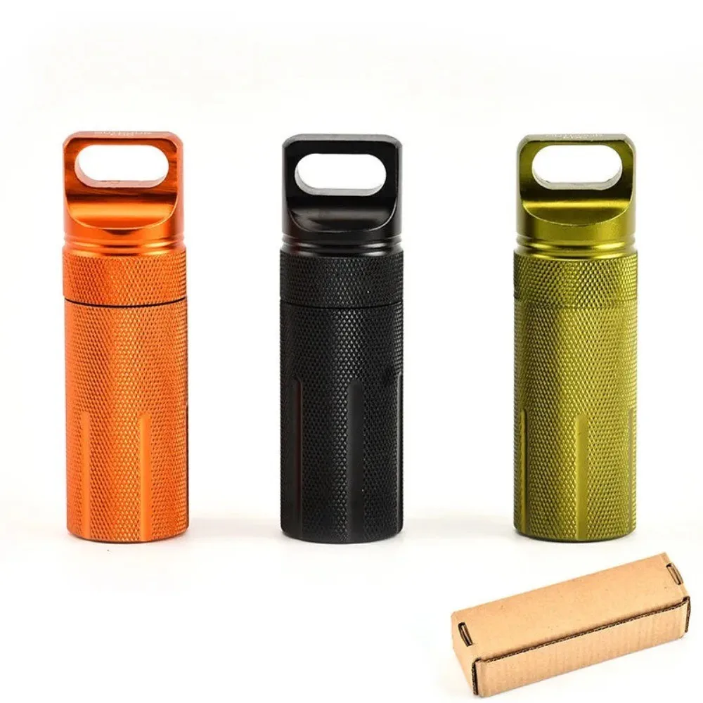 CNC Metal Sealed Waterproof EDC Can Outdoor Survival Equipment Medicine Bottle Storage Box
CNC Metal Sealed Waterproof EDC Can Outdoor Survival Equipment Medicine Bottle Storage Box