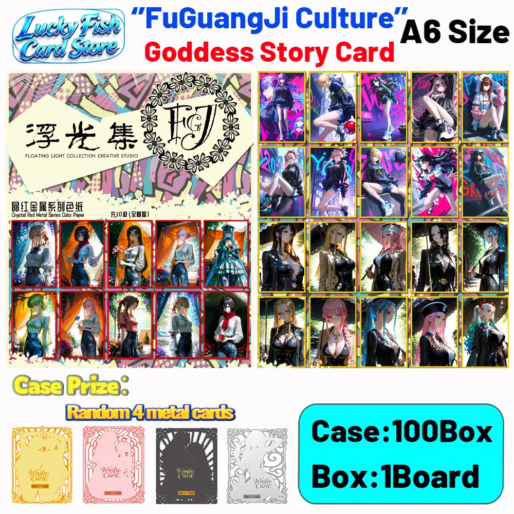 Wholesale 2026 New FuGuangJi ''QiJing''Creative Studio Goddess Story Waifu Card Anime Collectibles Character Fan Gifts
Wholesale 2026 New FuGuangJi ''QiJing''Creative Studio Goddess Story Waifu Card Anime Collectibles Character Fan Gifts