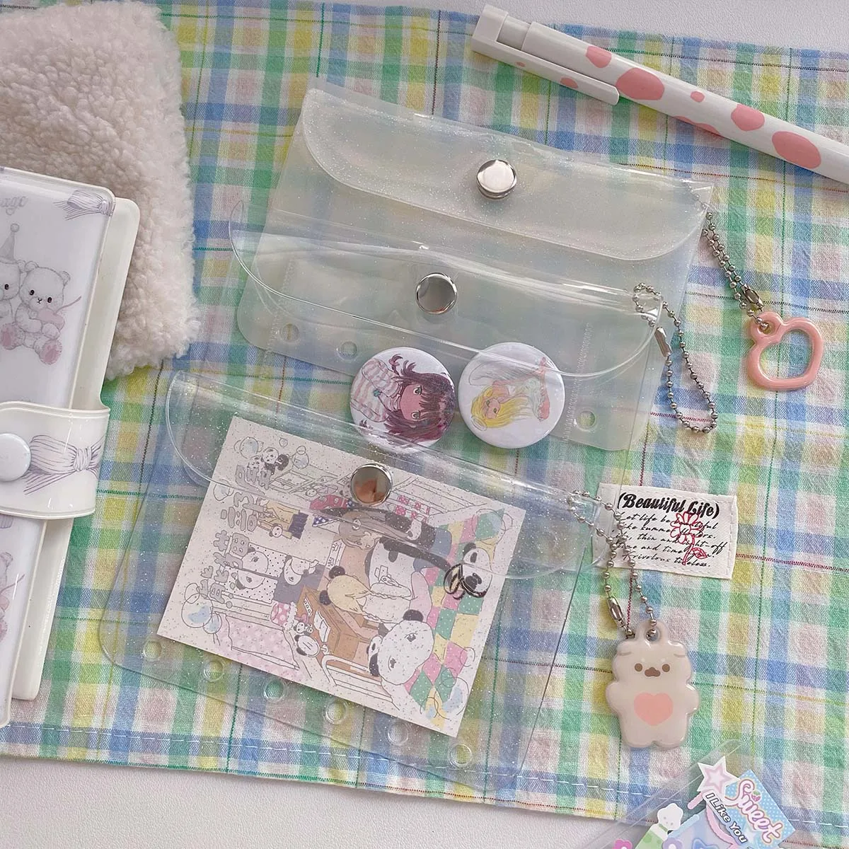 Binder Pockets A7 Binder Folders for Notebook Binder Transparent Document Filing Bags Notebook Binder
Binder Pockets A7 Binder Folders for Notebook Binder Transparent Document Filing Bags Notebook Binder