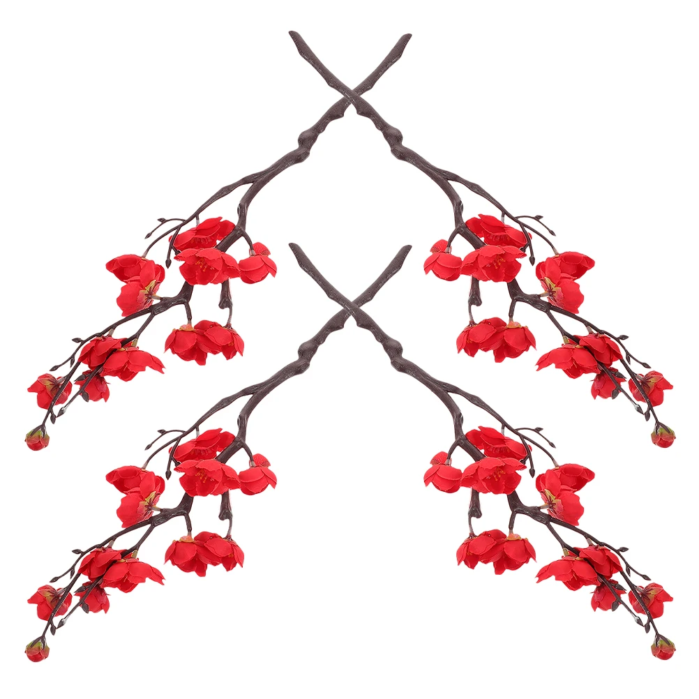 4Pcs Durable Red Silk Cherry Blossom Arrangement Faux Flowers For Wedding Decor Festival Table Centerpieces
4Pcs Durable Red Silk Cherry Blossom Arrangement Faux Flowers For Wedding Decor Festival Table Centerpieces