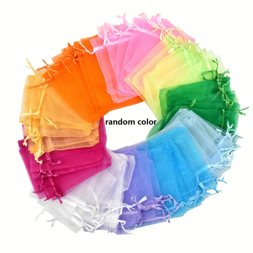 Luxury Organza Gift Bags - 10x12cm, Premium Drawstring Pouches for Jewelry, Candy, Makeup, Party Favors - Assorted 10 Vibrant Co
Luxury Organza Gift Bags - 10x12cm, Premium Drawstring Pouches for Jewelry, Candy, Makeup, Party Favors - Assorted 10 Vibrant Co