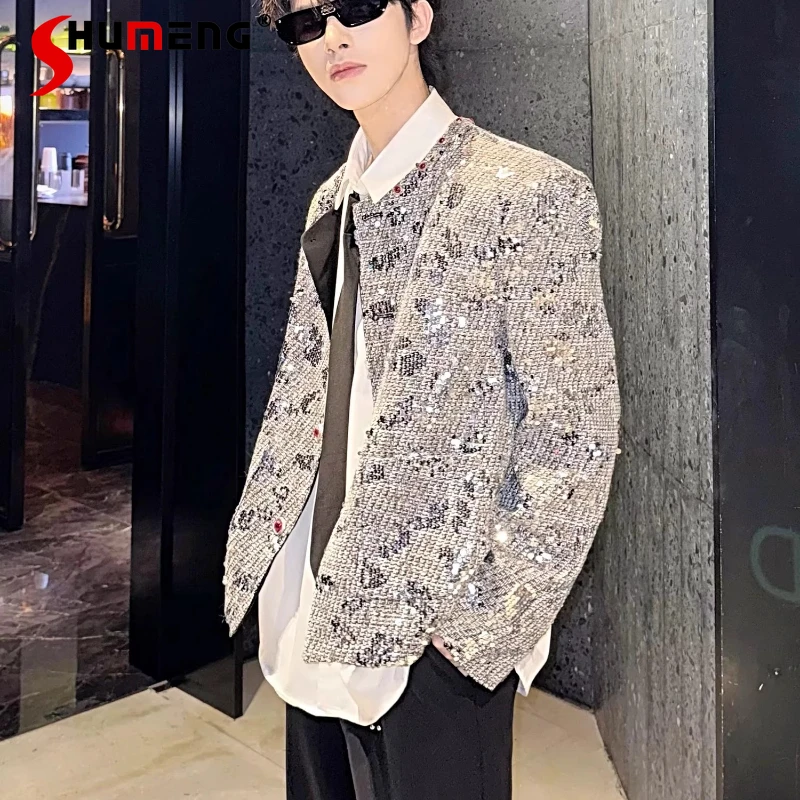 Мужские элитные маленькие ароматные шикарные куртки с длинными рукавами, мужские осенние новые свободные удобные куртки 2025 года, топы, красивые пальто для джентльменов
Мужские элитные маленькие ароматные шикарные куртки с длинными рукавами, мужские осенние новые свободные удобные куртки 2025 года, топы, красивые пальто для джентльменов