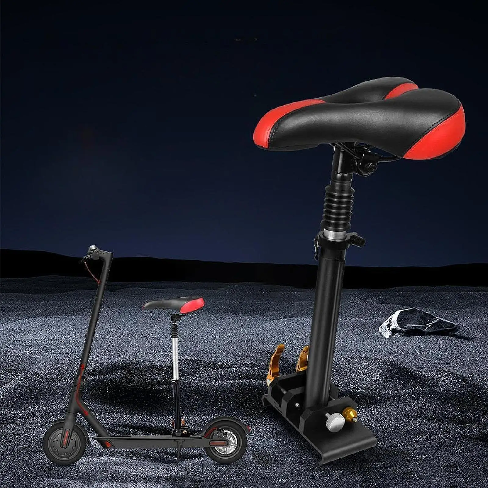Electric Scooter Seat Shock Absorbing PU Cushion for Adults Scooter Parts without Punching Adjustable Height for M365, 1S, Pro
Electric Scooter Seat Shock Absorbing PU Cushion for Adults Scooter Parts without Punching Adjustable Height for M365, 1S, Pro