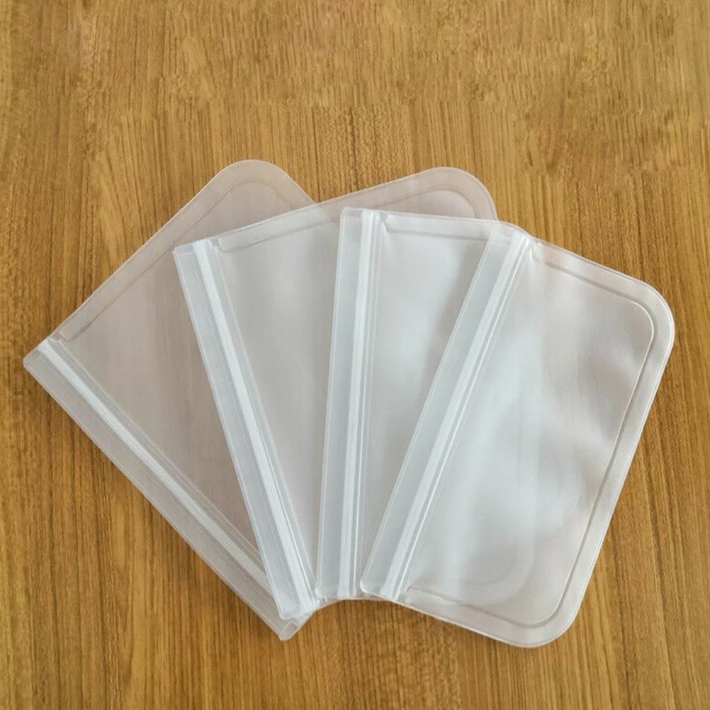 4 Pcs Storage Bag Sandwich Sealed Strips Bags Fresh Keeping for Fruit Translucent Package
4 Pcs Storage Bag Sandwich Sealed Strips Bags Fresh Keeping for Fruit Translucent Package