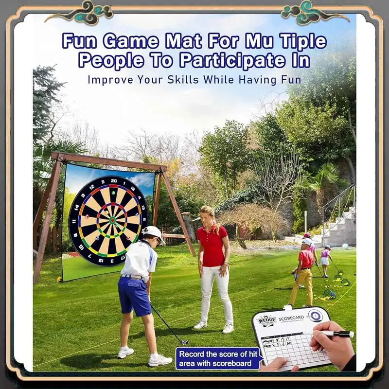Golf Chipping Game Mat Golf Chipping Games Set Golf Score Darts Game Mat Indoor Outdoor Backyard For Family & Friends
Golf Chipping Game Mat Golf Chipping Games Set Golf Score Darts Game Mat Indoor Outdoor Backyard For Family & Friends