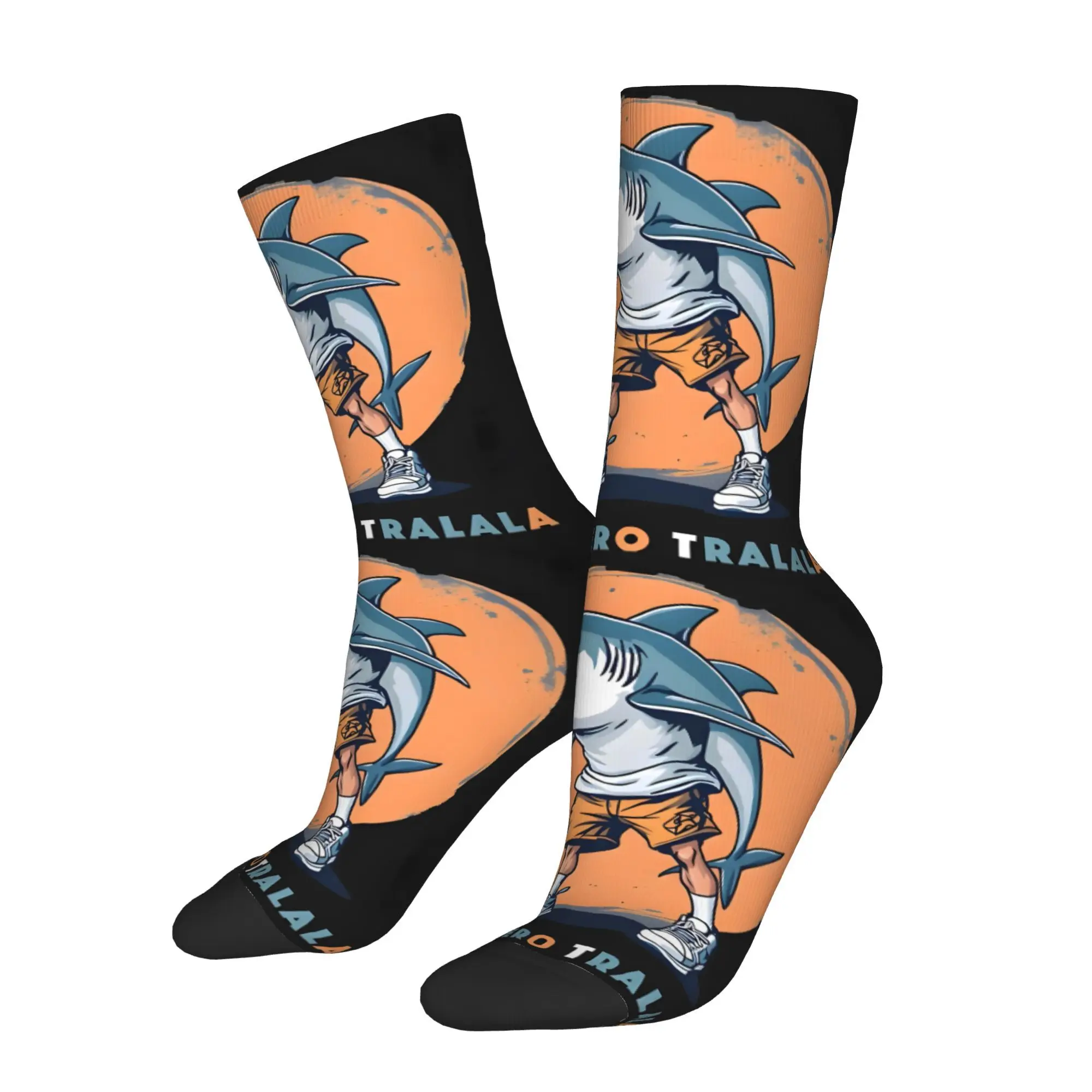 Funny Happy Sock for Men Tralalero Tralala Vintage Italian Brainrot Meme Pattern Printed Crew Sock Seamless Gift
Funny Happy Sock for Men Tralalero Tralala Vintage Italian Brainrot Meme Pattern Printed Crew Sock Seamless Gift