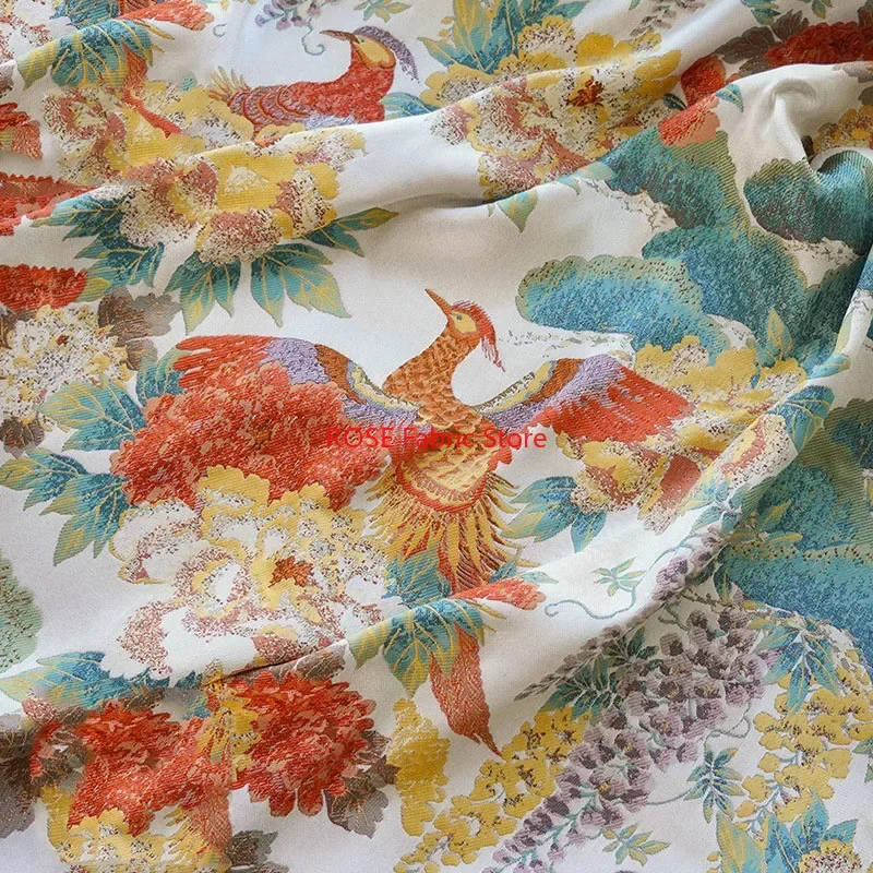 1-метровая классическая пряжа в китайском стиле с цветами и птицами, окрашенная жаккардовая ткань, костюм, платье, ткань для шитья своими руками
1-метровая классическая пряжа в китайском стиле с цветами и птицами, окрашенная жаккардовая ткань, костюм, платье, ткань для шитья своими руками