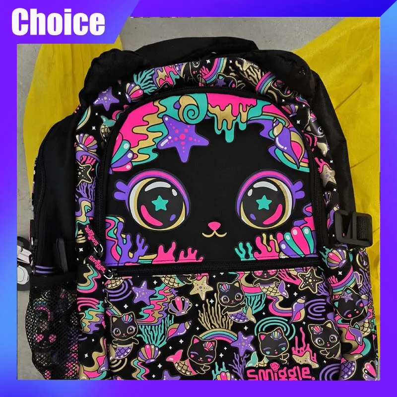 Smiggle Black Cat Kids Backpack Cartoon Cute Schoolbag Kawaii Large Capacity Student Lunch Bag Casual Outdoor Bag Gift Kid
Smiggle Black Cat Kids Backpack Cartoon Cute Schoolbag Kawaii Large Capacity Student Lunch Bag Casual Outdoor Bag Gift Kid