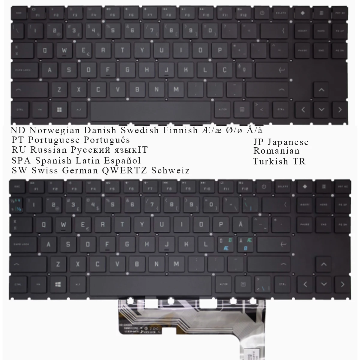 Русская японская DK Nordic Portugal Swiss TR испанская клавиатура для HP Omen Gaming 16-wd Series 16-wd0000 16-wd1000 RGB с подсветкой
Русская японская DK Nordic Portugal Swiss TR испанская клавиатура для HP Omen Gaming 16-wd Series 16-wd0000 16-wd1000 RGB с подсветкой