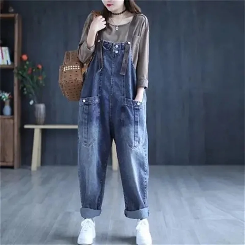 Sling Pants Artistic Spring Summer Jeans Women's Retro Oversized Loose Wide Leg Pants Casual Harlan Pants Playsuits Jumpsuit Fe
Sling Pants Artistic Spring Summer Jeans Women's Retro Oversized Loose Wide Leg Pants Casual Harlan Pants Playsuits Jumpsuit Fe