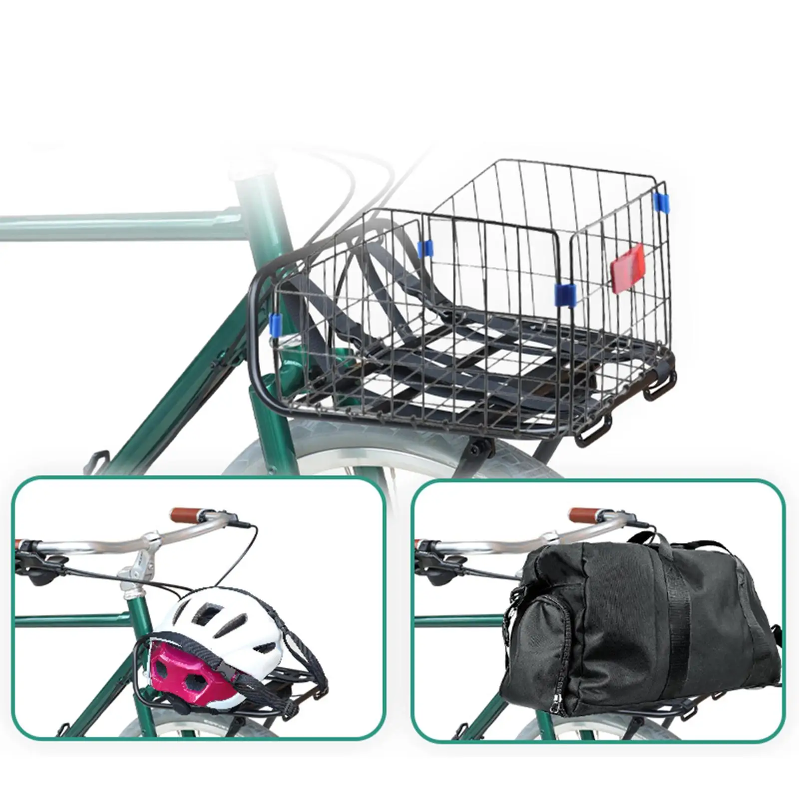 Aluminum Alloy Bicycle Front Rack Durable Cargo Carrier Stable Structure for Bike Storage Touring Accessories
Aluminum Alloy Bicycle Front Rack Durable Cargo Carrier Stable Structure for Bike Storage Touring Accessories