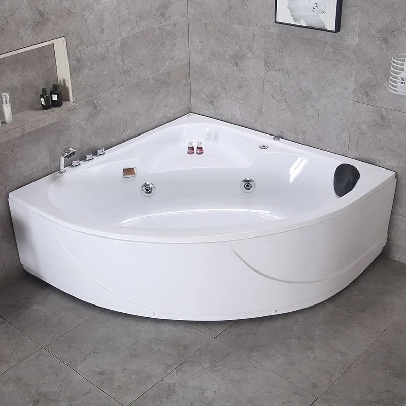 Acrylic bathtub household bathtub small apartment triangularan bathtub 1.0 meters-1.5 meters
Acrylic bathtub household bathtub small apartment triangularan bathtub 1.0 meters-1.5 meters