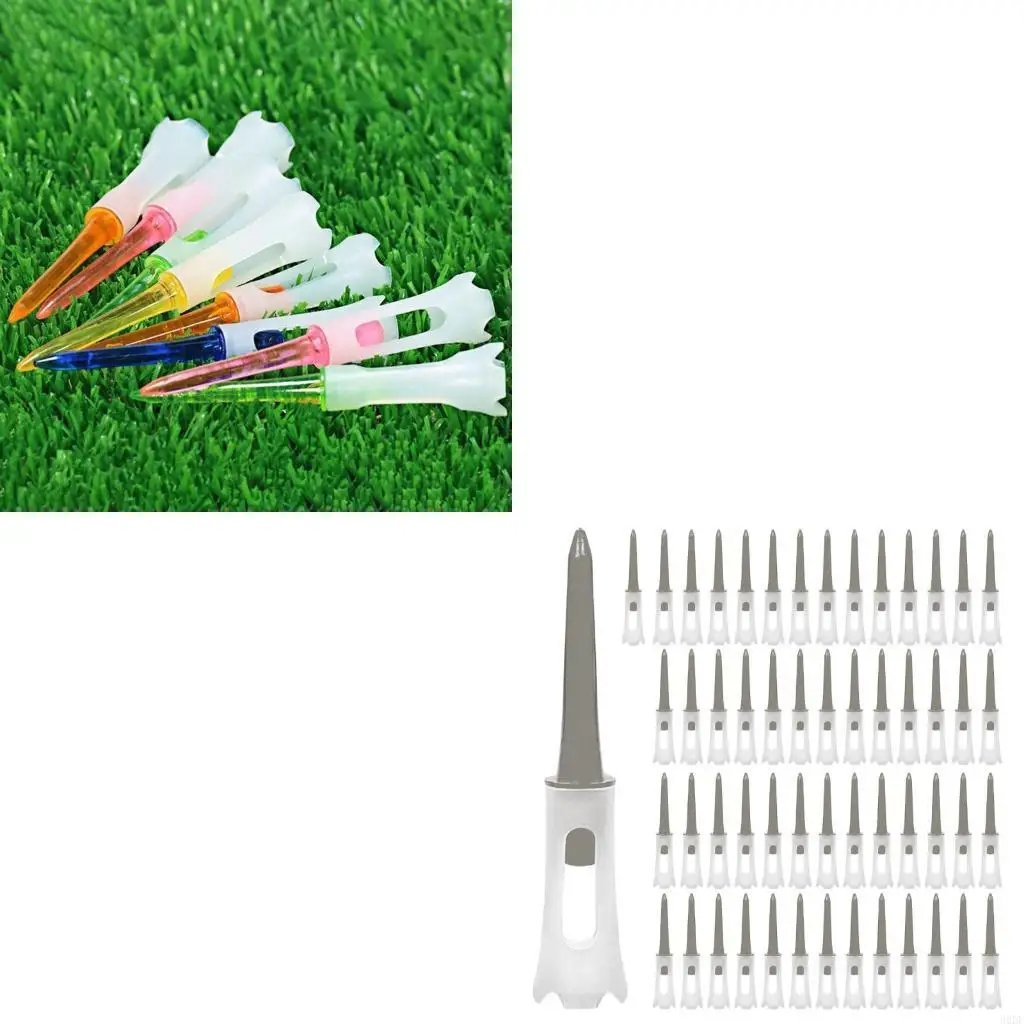 50 шт. Гольф -гольфы Tees с низким сопротивлением замки гольф
50 шт. Гольф -гольфы Tees с низким сопротивлением замки гольф