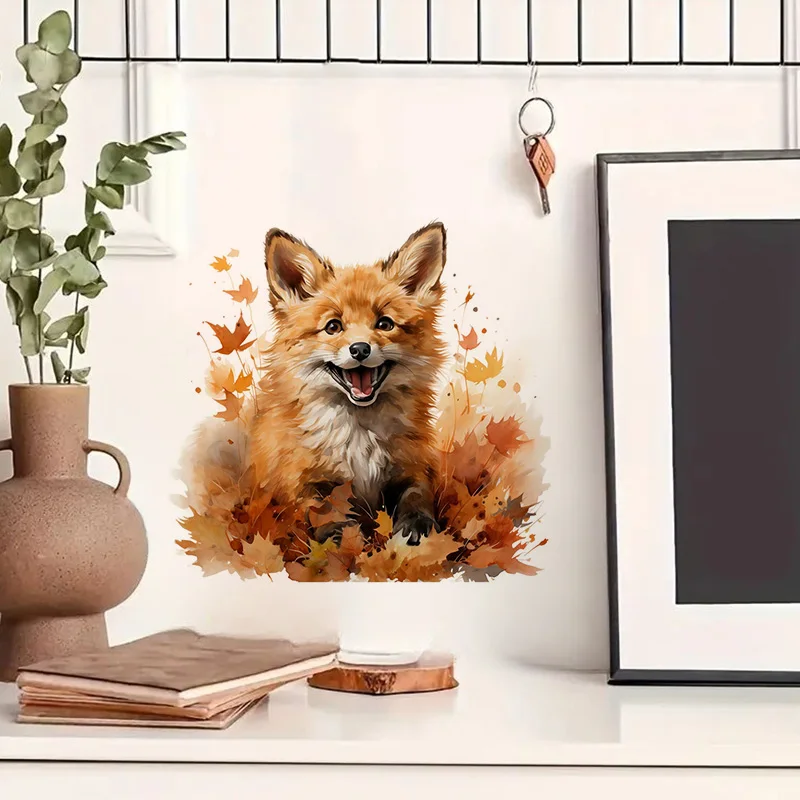1pc Fox in Winter Watercolor Sticker, Water-proof Home Wall Decal, Used for Wall, Bathroom, Cabinet, Door,Toilet, Car, Laptop
1pc Fox in Winter Watercolor Sticker, Water-proof Home Wall Decal, Used for Wall, Bathroom, Cabinet, Door,Toilet, Car, Laptop