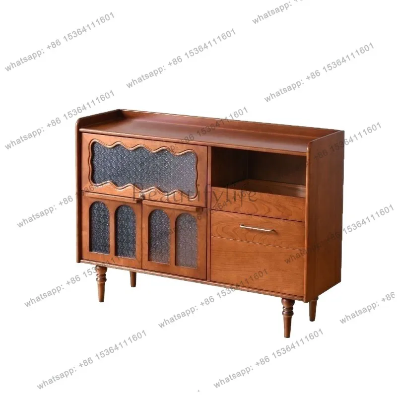 Solid wood dining side French living room home kitchen storage locker
Solid wood dining side French living room home kitchen storage locker