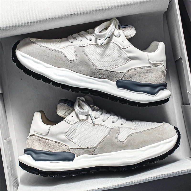 Agam Men's Shoes Spring Versatile Casual Retro Teen Running Anti-slip Sports Thick Bottom Heightening White Old Dad Shoes
Agam Men's Shoes Spring Versatile Casual Retro Teen Running Anti-slip Sports Thick Bottom Heightening White Old Dad Shoes