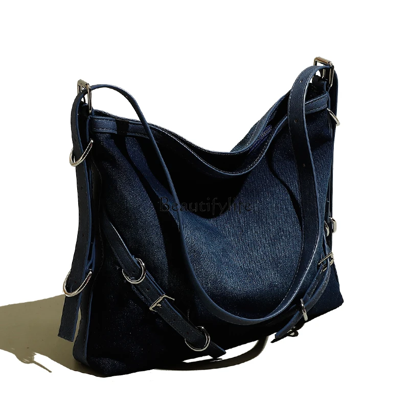 Large Capacity One Shoulder Shopping Bag, Versatile Casual Underarm Bag, Retro Street
Large Capacity One Shoulder Shopping Bag, Versatile Casual Underarm Bag, Retro Street