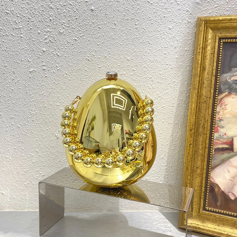 Metallic Mirror Acrylic Ball Banquet Bag Personalized Round Bag Chain Shoulder Cross Shoulder Fashion Cross Border Women's Bag
Metallic Mirror Acrylic Ball Banquet Bag Personalized Round Bag Chain Shoulder Cross Shoulder Fashion Cross Border Women's Bag