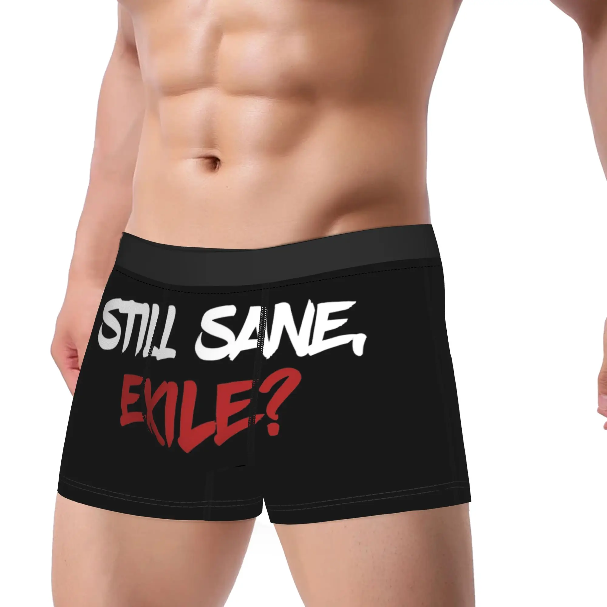 Мужские трусы-боксеры, шорты, трусики, необходимые подарки Still Sane Exile, Хэллоуин, дорожка Exile, мягкое нижнее белье, мужские трусы больших размеров
Мужские трусы-боксеры, шорты, трусики, необходимые подарки Still Sane Exile, Хэллоуин, дорожка Exile, мягкое нижнее белье, мужские трусы больших размеров
