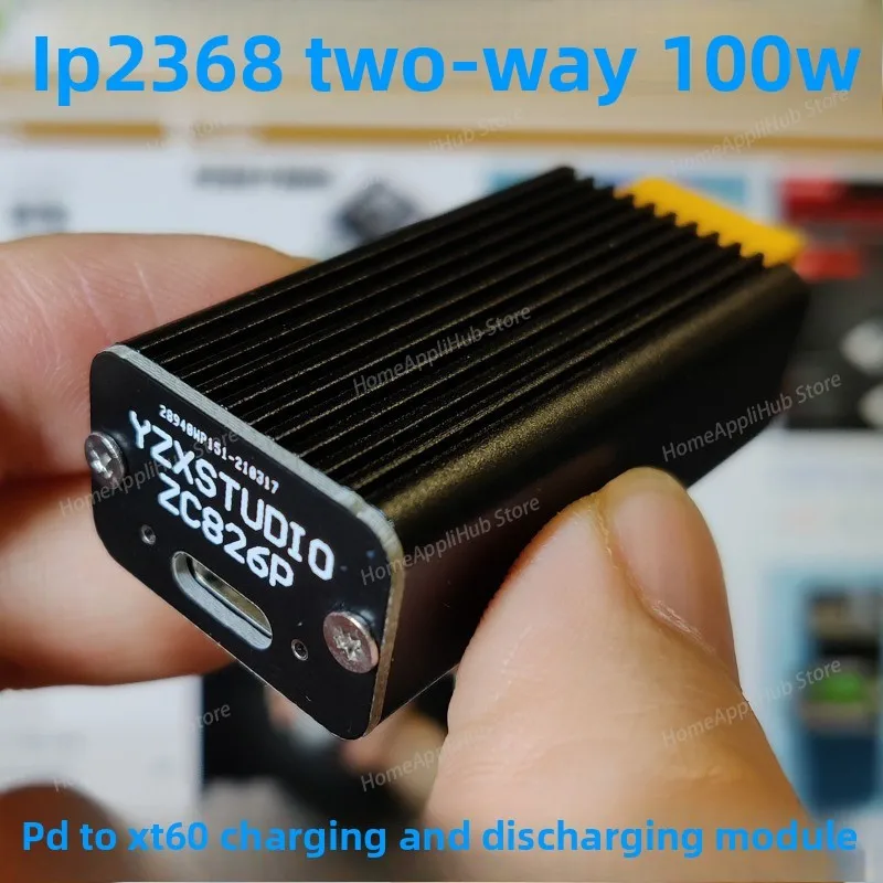 PD3.0 IP2368 100 Вт двунаправленная быстрая зарядка 3S 4S Зарядное устройство для литий-ионных аккумуляторов DC Buck Boost Быстрая зарядка XT60 к USB TYPE-C
PD3.0 IP2368 100 Вт двунаправленная быстрая зарядка 3S 4S Зарядное устройство для литий-ионных аккумуляторов DC Buck Boost Быстрая зарядка XT60 к USB TYPE-C