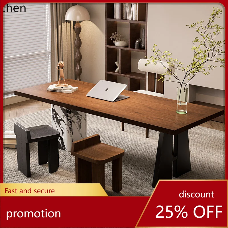 HXL antique desk modern simple computer writing workbench office table and chair combination
HXL antique desk modern simple computer writing workbench office table and chair combination