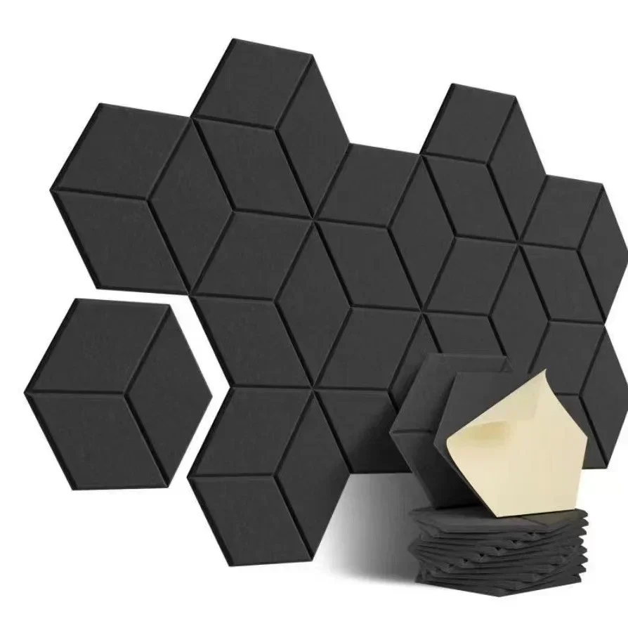 Polyester Fiber Acoustic Panels - Y-Type Self-Adhesive Soundproofing for Music Rooms, Recording Studios, and Noise Control
Polyester Fiber Acoustic Panels - Y-Type Self-Adhesive Soundproofing for Music Rooms, Recording Studios, and Noise Control