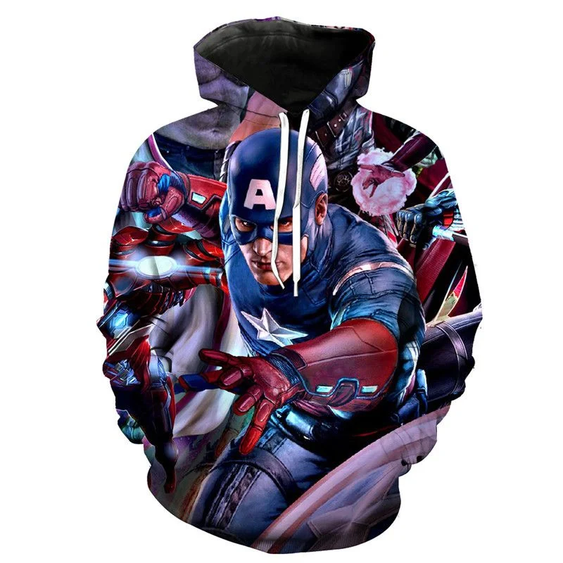 Captain America Boys Girls Hoodie Iron Man Men's T-shirt 3D Printing Deadpool Pullover Venom Men's Hoodie Marvel Men's Clothing
Captain America Boys Girls Hoodie Iron Man Men's T-shirt 3D Printing Deadpool Pullover Venom Men's Hoodie Marvel Men's Clothing