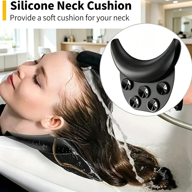 Silicone Shampoo Bowl Neck Rest Cushion with Strong Suction Cups Waterproof Soft Hair Washing Neck Pillow for Salon
Silicone Shampoo Bowl Neck Rest Cushion with Strong Suction Cups Waterproof Soft Hair Washing Neck Pillow for Salon