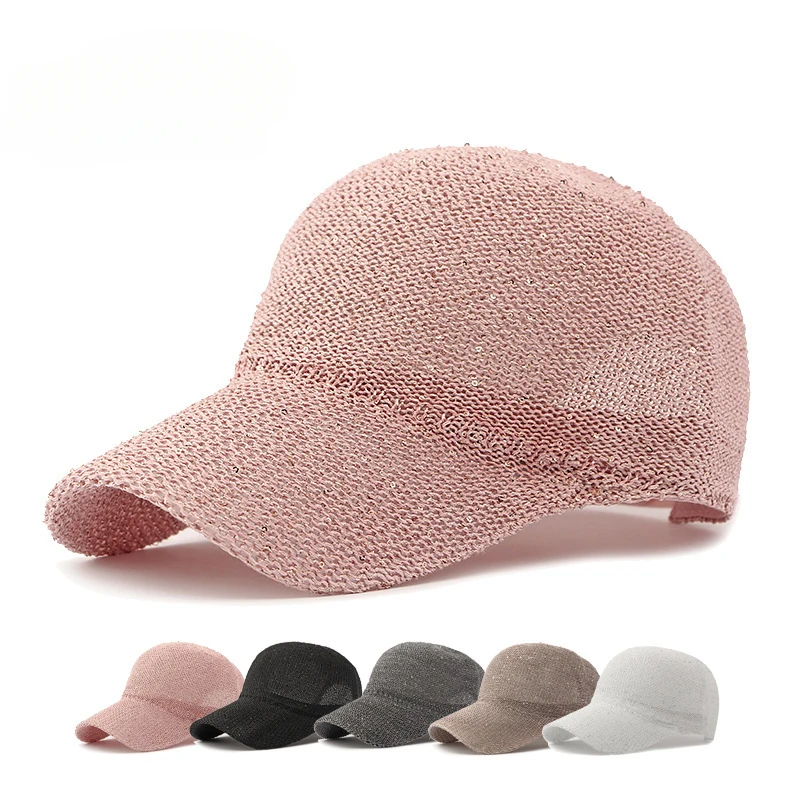 Korean Sequin Mesh Baseball Cap Summer Breathable Hard Mesh Sun Hat Women Outdoor Adjustable Snapback Hat
Korean Sequin Mesh Baseball Cap Summer Breathable Hard Mesh Sun Hat Women Outdoor Adjustable Snapback Hat