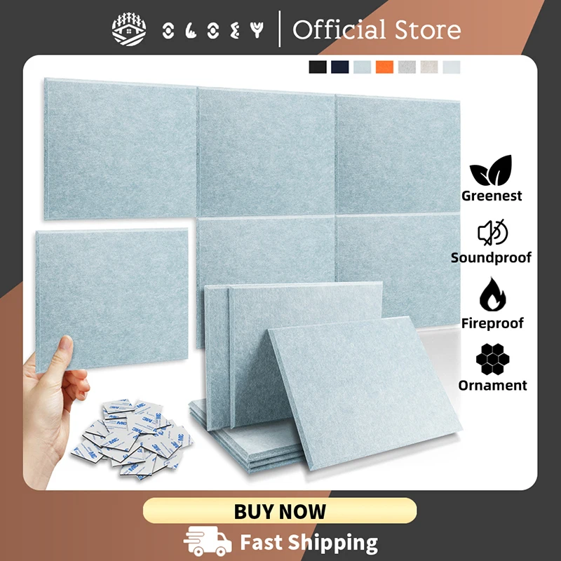 Home Music Studio Acoustic Panel Acoustic Treatment 6 Pcs Sound Proof Wall Stickers Sound Insulator Acoustic Absorption Panel
Home Music Studio Acoustic Panel Acoustic Treatment 6 Pcs Sound Proof Wall Stickers Sound Insulator Acoustic Absorption Panel