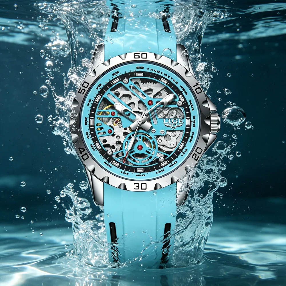 LIGE Brand Luxury Mens Watches Automatic Watch for Men Tourbillon Clock Hollow Tourbillon Skeleton Waterproof Mechanical Watch
LIGE Brand Luxury Mens Watches Automatic Watch for Men Tourbillon Clock Hollow Tourbillon Skeleton Waterproof Mechanical Watch