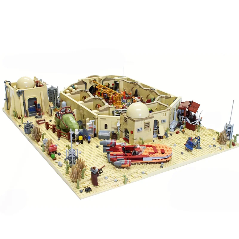 3450 шт. известный фильм (звездная битва) Mos Eisley Cantina, коллекция серий, сцены из фильмов, креативные идеи, детская игрушка, подарок на день рождения
3450 шт. известный фильм (звездная битва) Mos Eisley Cantina, коллекция серий, сцены из фильмов, креативные идеи, детская игрушка, подарок на день рождения