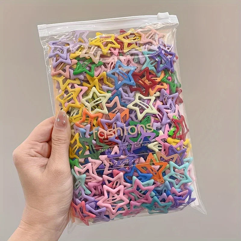 20 pieces of colorful star-shaped hair clips set, colorful hollow pentagram hair clips, cute bohemian style hair accessories
20 pieces of colorful star-shaped hair clips set, colorful hollow pentagram hair clips, cute bohemian style hair accessories