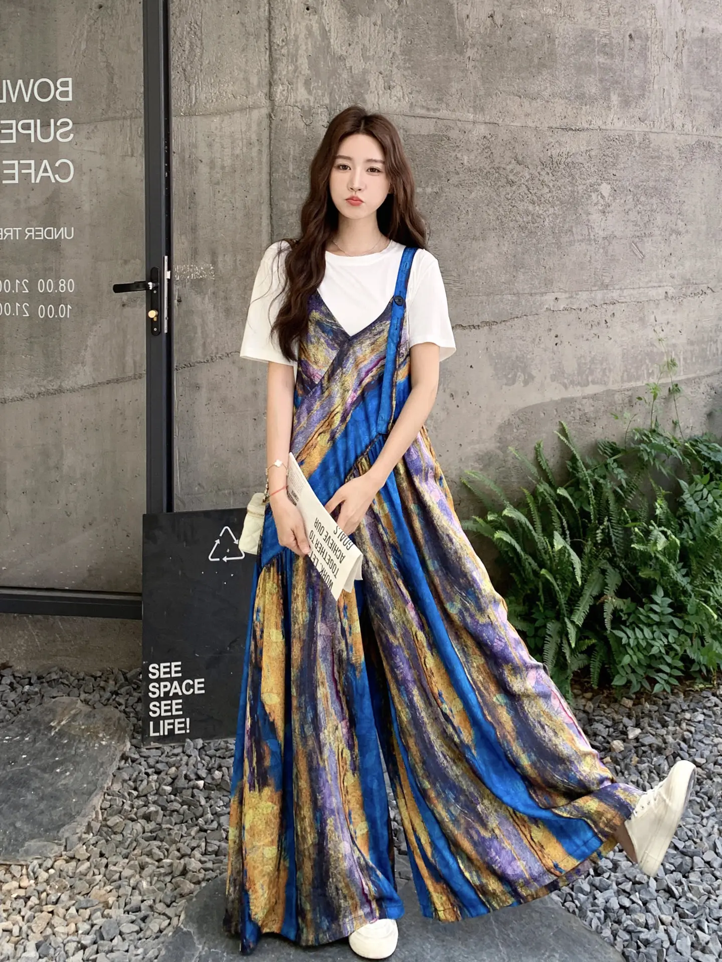 Korean Sle Summer New Loose Wide Leg Overalls Women's Casual Long Pants Thin l Waist Polyester Fiber Commute Sle
Korean Sle Summer New Loose Wide Leg Overalls Women's Casual Long Pants Thin l Waist Polyester Fiber Commute Sle