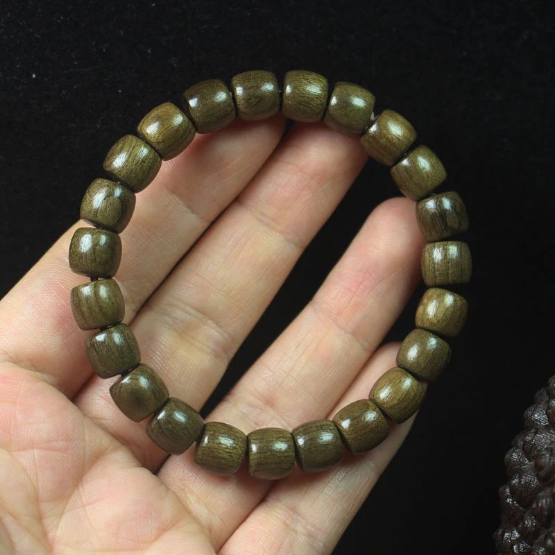 Dark Wood Apple Bead Straight-Cut Bracelet, Wooden Craft for Men and Women, Buddhist Prayer Beads Jewelry
Dark Wood Apple Bead Straight-Cut Bracelet, Wooden Craft for Men and Women, Buddhist Prayer Beads Jewelry