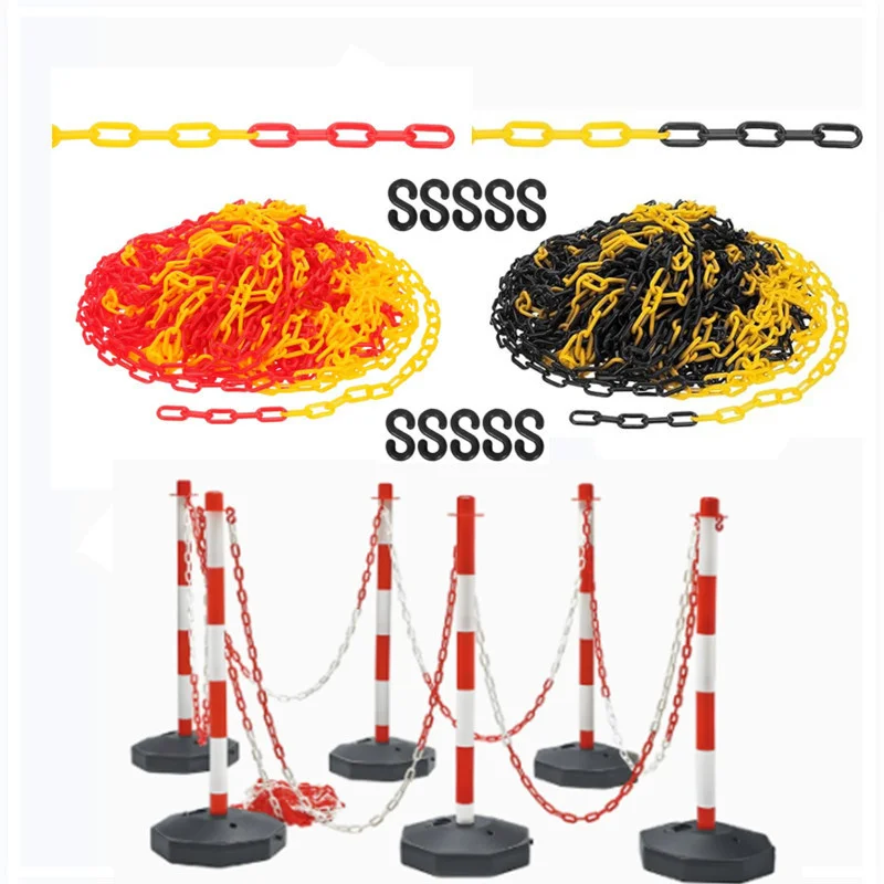 Plastic Chain, Durable Plastic Safety Chain Barrier with Hooks for Crowd Control, Driveways, Queue Line and Construction Sites
Plastic Chain, Durable Plastic Safety Chain Barrier with Hooks for Crowd Control, Driveways, Queue Line and Construction Sites